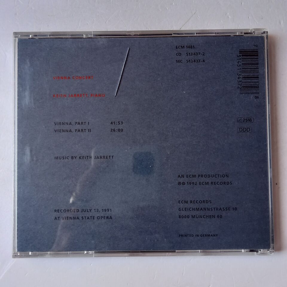 KEITH JARRETT – VIENNA CONCERT (1992) - CD 2.EL