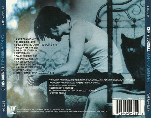 CHRIS CORNELL – EUPHORIA MORNING (1999) - CD REISSUE JEWEL CASE AMBALAJINDA SIFIR