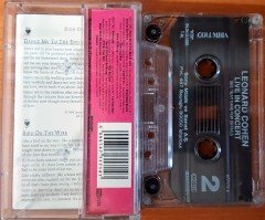 LEONARD COHEN - LIVE IN CONCERT (1994) SONY CASSETTE MADE IN TURKEY ''USED''