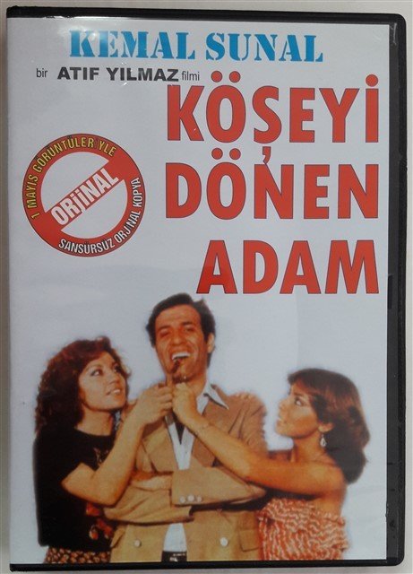 KÖŞEYİ DÖNEN ADAM - KEMAL SUNAL - ATIF YILMAZ - DVD 2.EL