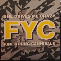 FINE YOUNG CANNIBALS - SHE DRIVES ME CRAZY (1988) - 12'' MAXI SINGLE VINYL PLAK 2.EL