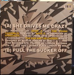FINE YOUNG CANNIBALS - SHE DRIVES ME CRAZY (1988) - 12'' MAXI SINGLE VINYL PLAK 2.EL