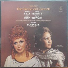 ROSSINI: THE SIEGE OF CORINTH, SILLS, VERRETT, LONDON SYMPHONY ORCHESTRA, THOMAS SCHIPPERS - 3PLAK 2.EL BOXSET