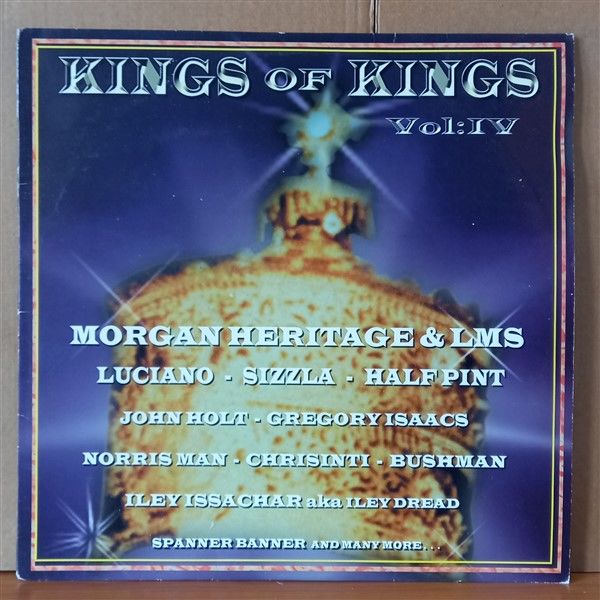 KINGS OF KINGS VOL:IV / SIZZLA, LUCIANO, HALF PINT, JOHN MOLT, GREGORY ISAACS, NORRIS MAN, BUSHMAN (2001) - LP 2. EL PLAK