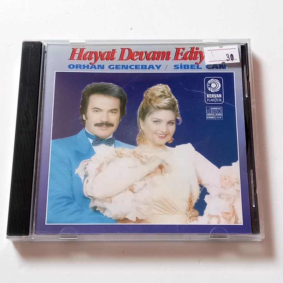 ORHAN GENCEBAY & SİBEL CAN - HAYAT DEVAM EDİYOR - CD KERVAN PLAKÇILIK 2.EL