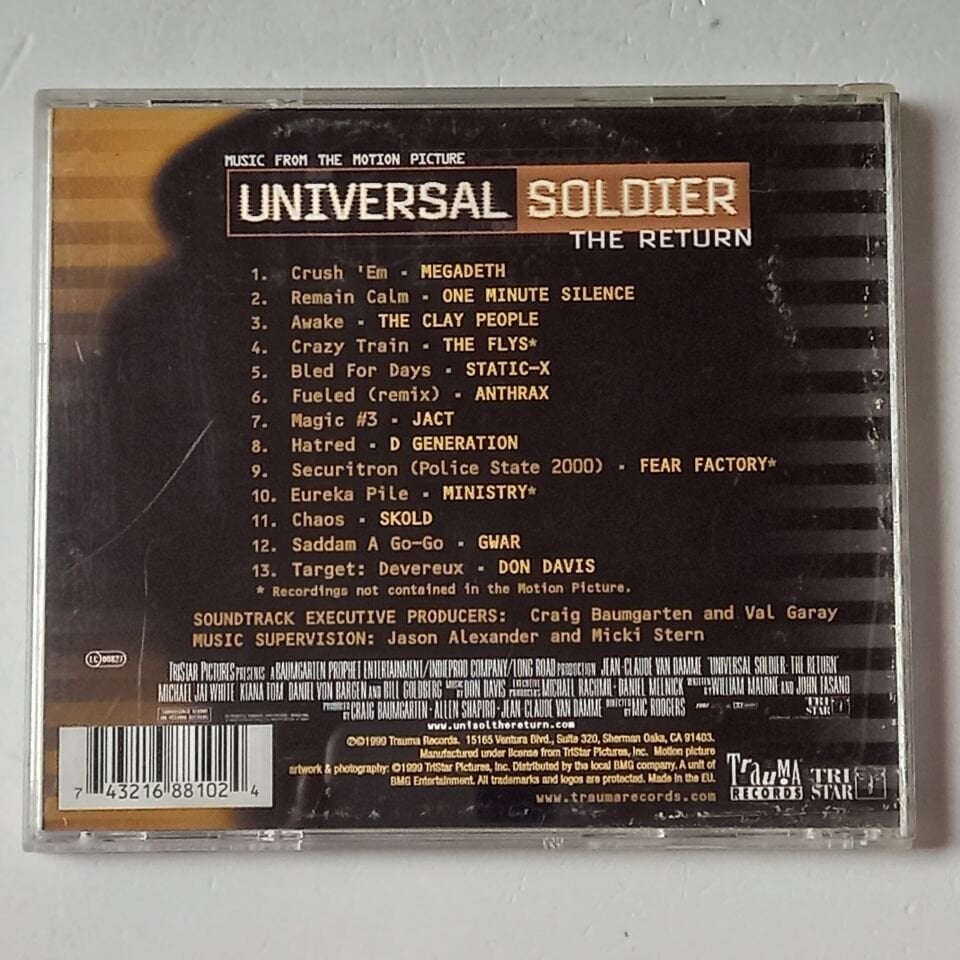 UNIVERSAL SOLDIER: THE RETURN / MUSIC FROM THE MOTION PICTURE (1999) - CD 2.EL