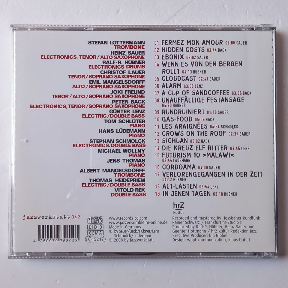 HR JAZZENSEMBLE – UNAUFFALLIGE FESTANSAGE (2008) - CD 2.EL