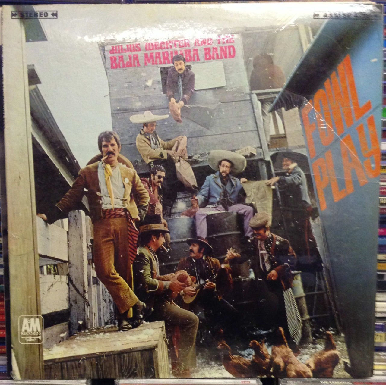 JULIUS WECHTER & BAJA MARIMBA BAND FOWL PLAY LP