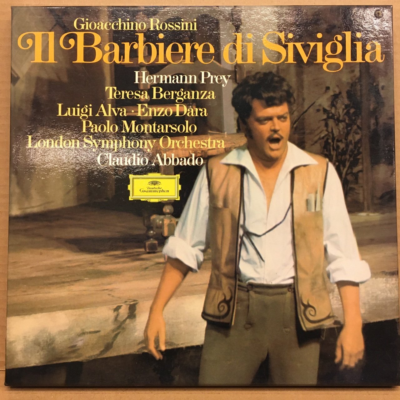 ROSSINI - IL BARBIERE DI SIVIGLIA, HERMANN PREY TERESA BERGANZA, LSO CLAUDIO ABBADO 1972 2.EL 3PLAK