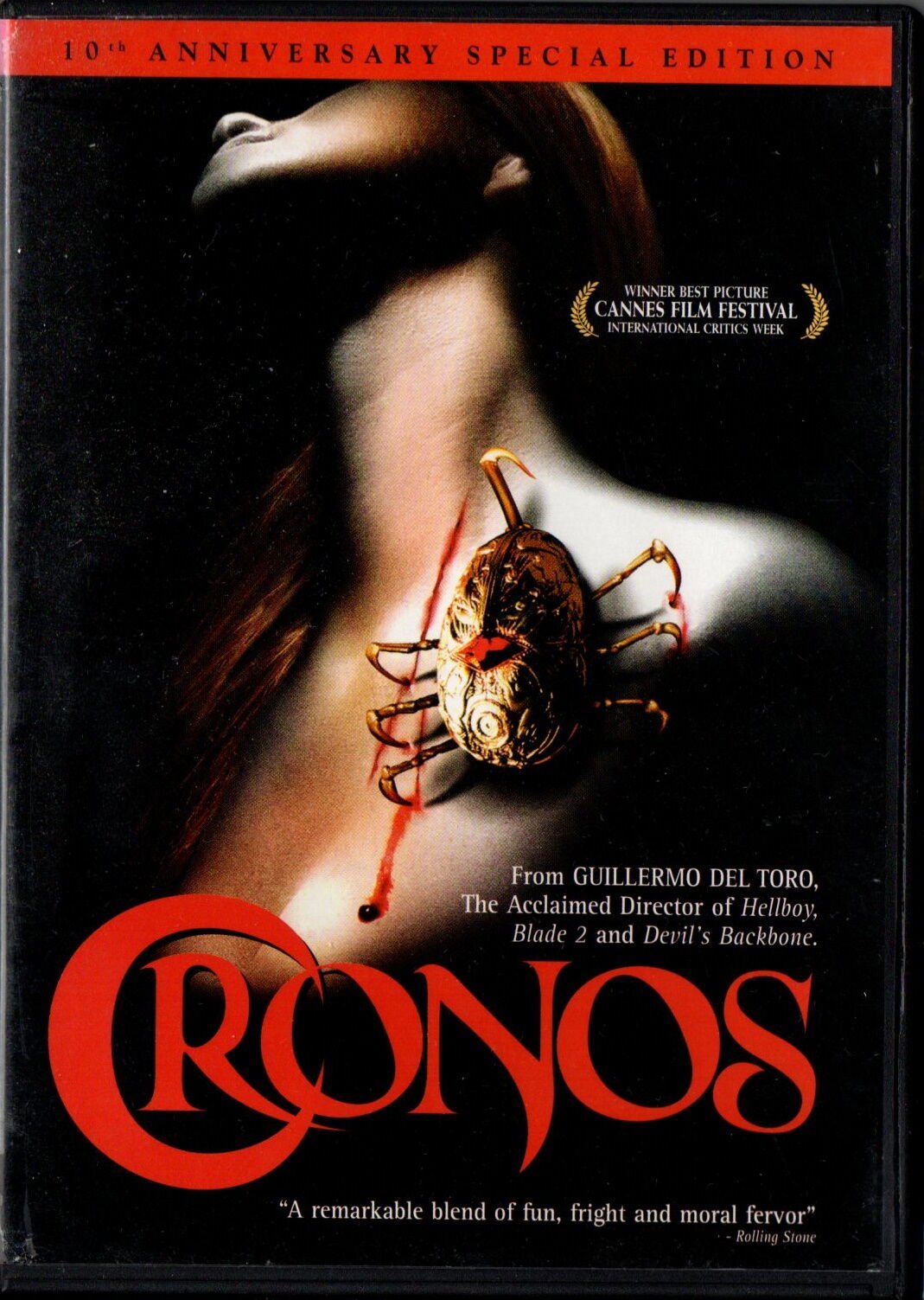 CRONOS - GUILLERMO DEL TORO - 10th ANNIVERSARY SPECIAL EDITION - DVD 2.EL 1.BÖLGE TÜRKÇE ALTYAZI YOKTUR