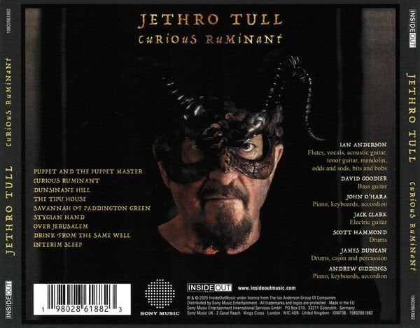JETHRO TULL – CURIOUS RUMINANT (2025) - CD DIGIPAK AMBALAJINDA SIFIR