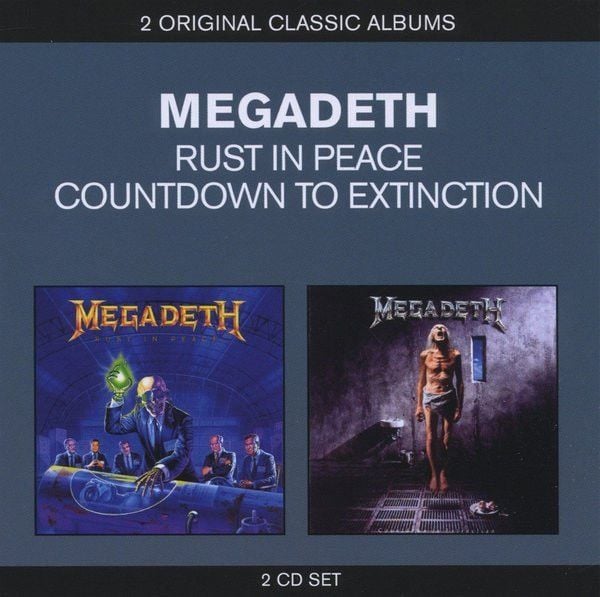 MEGADETH – RUST IN PEACE / COUNTDOWN TO EXTINCTION - 2xCD AMBALAJINDA SIFIR