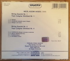 NECİL KAZIM AKSES / YÜCELEN STRING QUARTET CD 2.EL