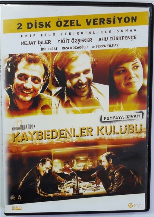 KAYBEDENLER KULÜBÜ - NEJAT İŞLER - YİĞİT ÖZŞENER - TOLGA ÖRNEK - 2DVD 2.EL