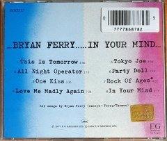 BRYAN FERRY - IN YOUR MIND (1977) - CD 1984 E G RECORDS 2.EL