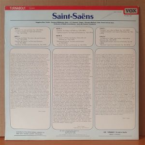 SAINT-SEANS / ORCHESTRA OF RADIO LUXEMBOURG, LOUIS DE FROMENT (1979) - LP 2.EL PLAK