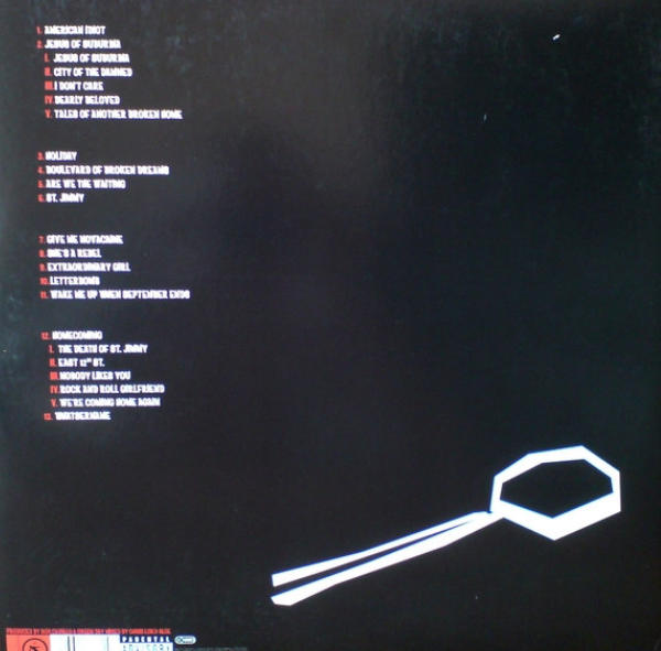 GREEN DAY - AMERICAN IDIOT (2004) -  2xLP REISSUE GATEFOLD SIFIR PLAK