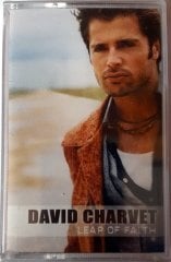DAVID CHARVET - LEAP OF FAITH (2002) UNIVERSAL CASSETTE MADE IN TURKEY ''NEW''