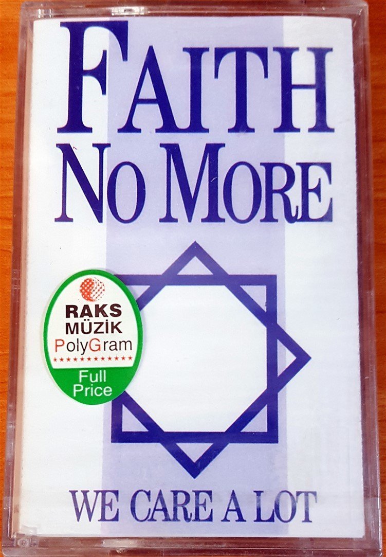 FAITH NO MORE - WE CARE A LOT (1996) RAKS CASSETTE MADE IN TURKEY ''NEW''