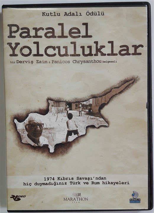 PARALEL YOLCULUKLAR - BELGESEL KIBRIS - DERVİŞ ZAİM & PANICOS CHRYSANTHOU - DVD 2.EL