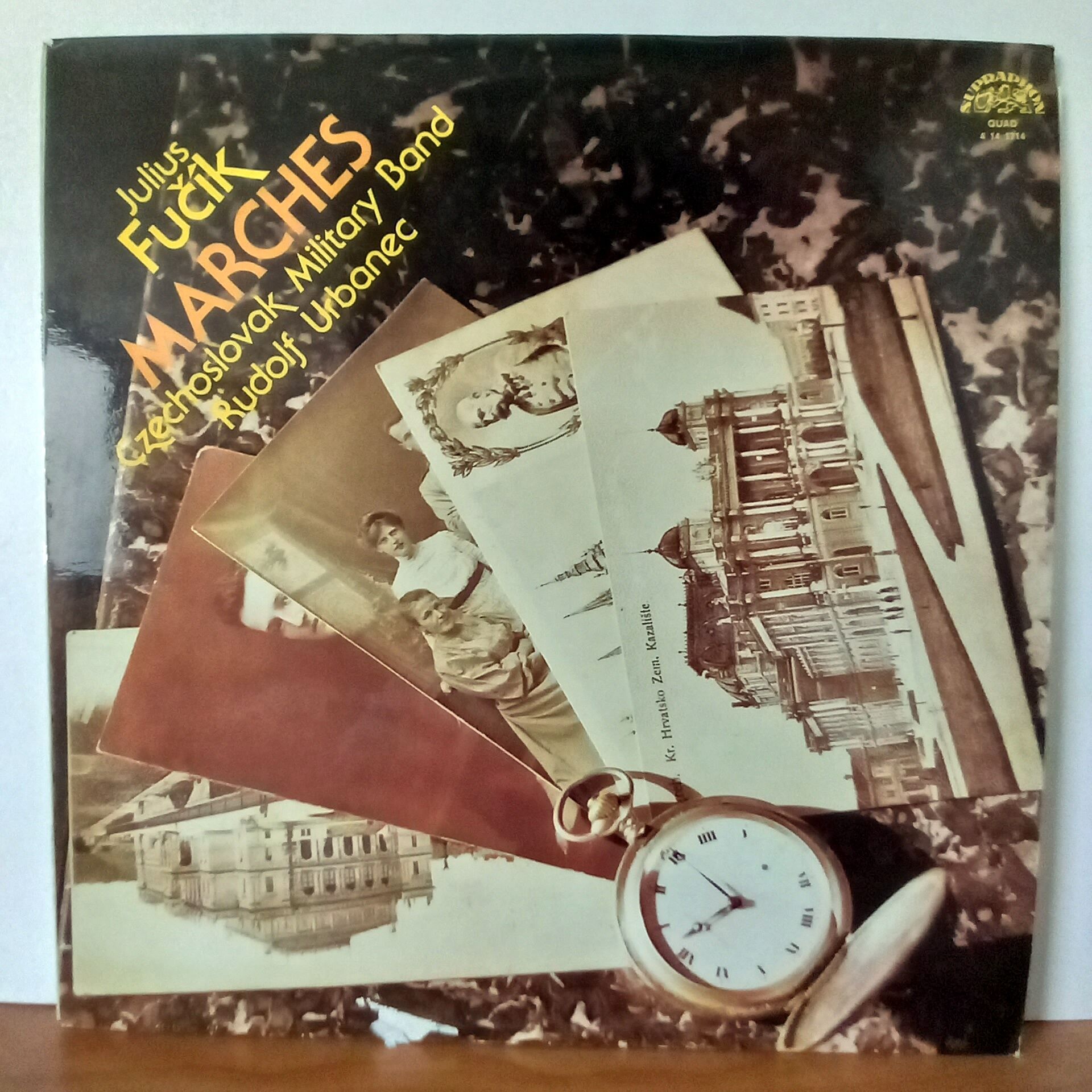JULIUS FUCIK: MARCHES / RUDOLF URBANEC, CZECHOSLOVAK MILITARY BAND (1976) - LP 2.EL PLAK