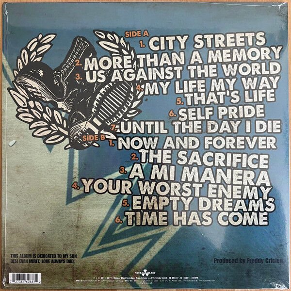 AGNOSTIC FRONT - MY LIFE MY WAY (2011) - LP 2019 CLEAR & GREEN SPLATTER VINYL EDITION SIFIR PLAK