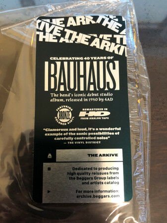 BAUHAUS - IN THE FLAT FIELD (1980) - LP BRONZE COLOURED 2018 EDITION SIFIR PLAK