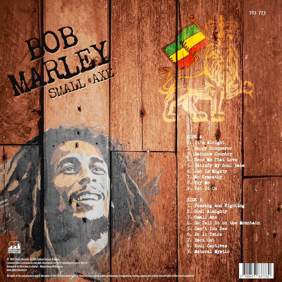 BOB MARLEY - SMALL AXE (2024) - LP COMPILATION GREEN TRANSLUCENT COLOURED EDITION SIFIR PLAK