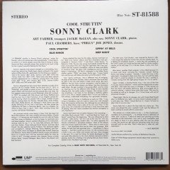 SONNY CLARK - COOL STRUTTIN' (1958) - LP BLUE NOTE 2021 CLASSIC VINYL SERIES EDITION SIFIR PLAK