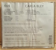 CARLA BLEY - 4X4 (2000) - CD KİTAPÇIĞI HASARLI 2.EL