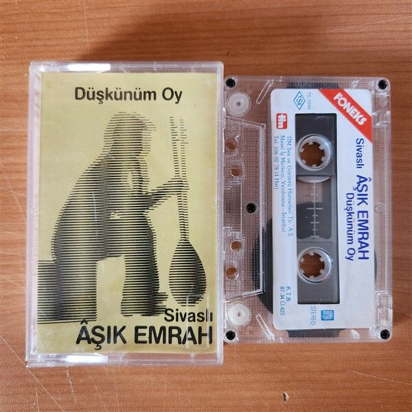 SİVASLI AŞIK EMRAH - DÜŞKÜNÜM OY (1987) - KASET 2.EL
