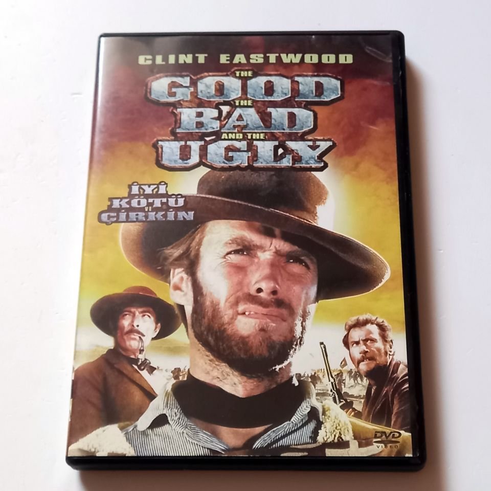 THE GOOD, THE BAD AND THE UGLY - İYİ, KÖTÜ VE ÇİRKİN - CLINT EASTWOOD, LEE VAN CLEEF, ELI WALLACH, YÖN.: SERGIO LEONE  - DVD 2.EL
