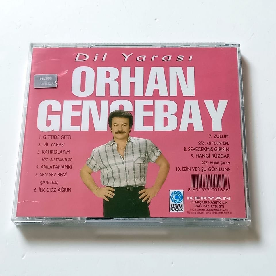 ORHAN GENCEBAY - DİL YARASI - CD KERVAN PLAKÇILIK 2.EL