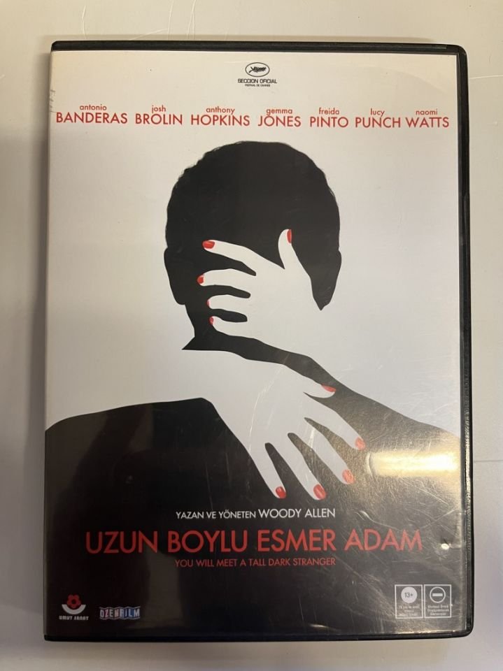 YOU WILL MEET A TALL DARK STRANGER - UZUN BOYLU ESMER ADAM - WOODY ALLEN - ANTONIO BANDERAS - DVD 2.EL