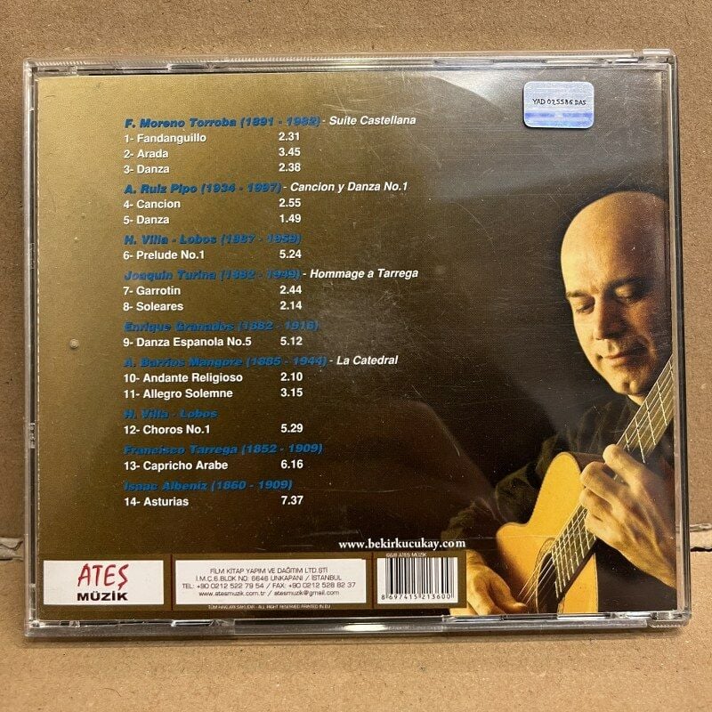 BEKİR KÜÇÜKAY - CLASSICS (2013) - CD 2.EL