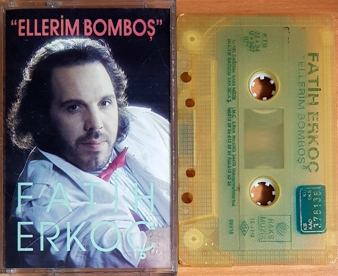 FATİH ERKOÇ - ELLERİM BOMBOŞ (1992) RAKS MÜZİK KASET 2.EL