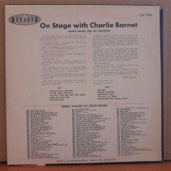 CHARLIE BARNET - HOLIDAY CASINO ON STAGE - LP 2.EL PLAK