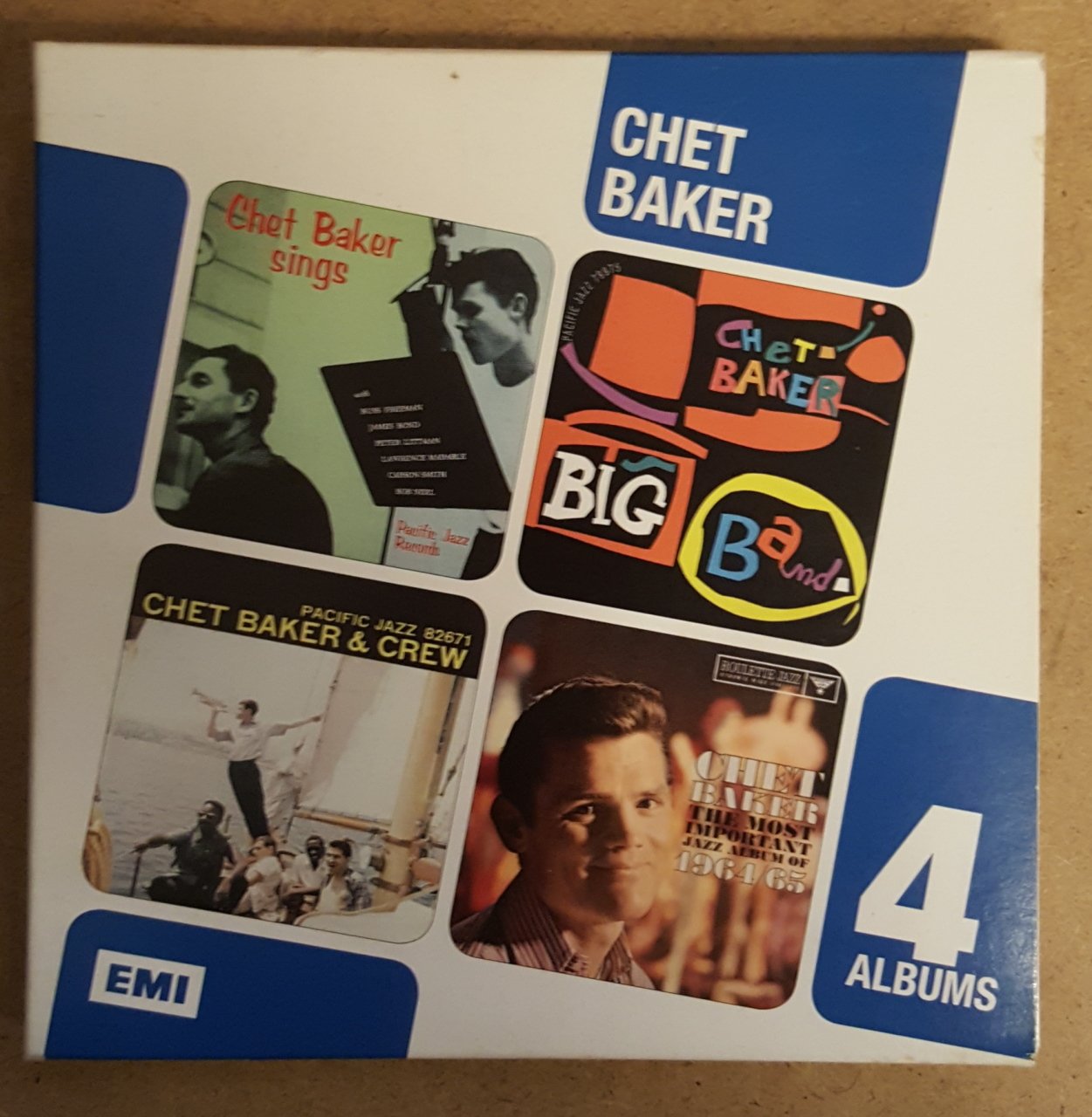 CHET BAKER - EMI 4 ALBUMS SERIES (1999) - 4CD CARDSLEEVE DIGIPACK 2.EL