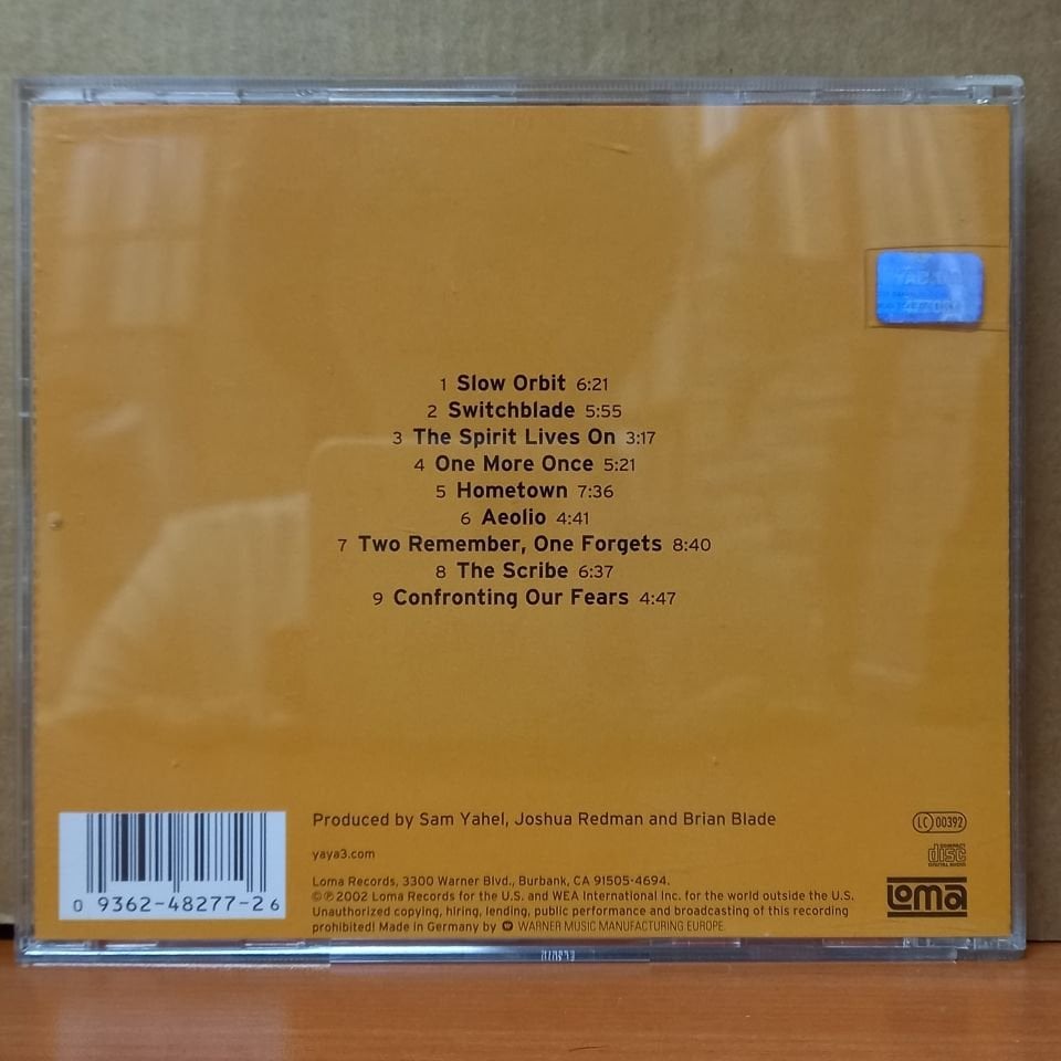 YAYA³ – YAYA³ JOSHUA REDMAN, SAM YAHEL, BRIAN BLADE (2002) - CD 2.EL