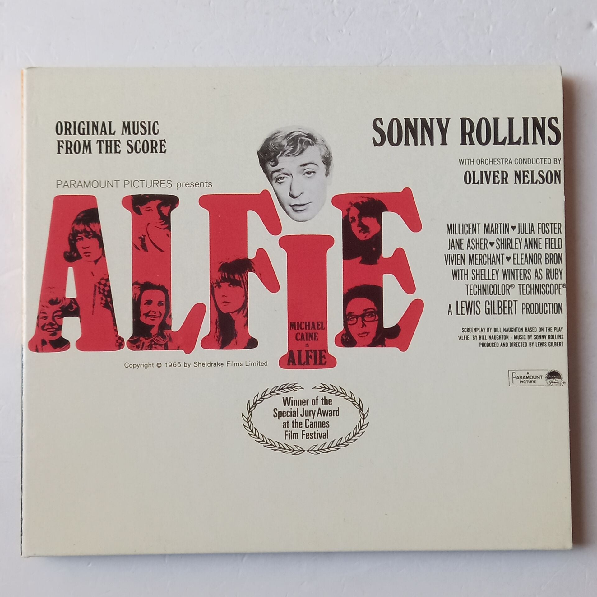 SONNY ROLLINS – ORIGINAL MUSIC FROM THE SCORE ALFIE (1966) - CD DIGIPAK 1997 REMASTERED REISSUE 2.EL