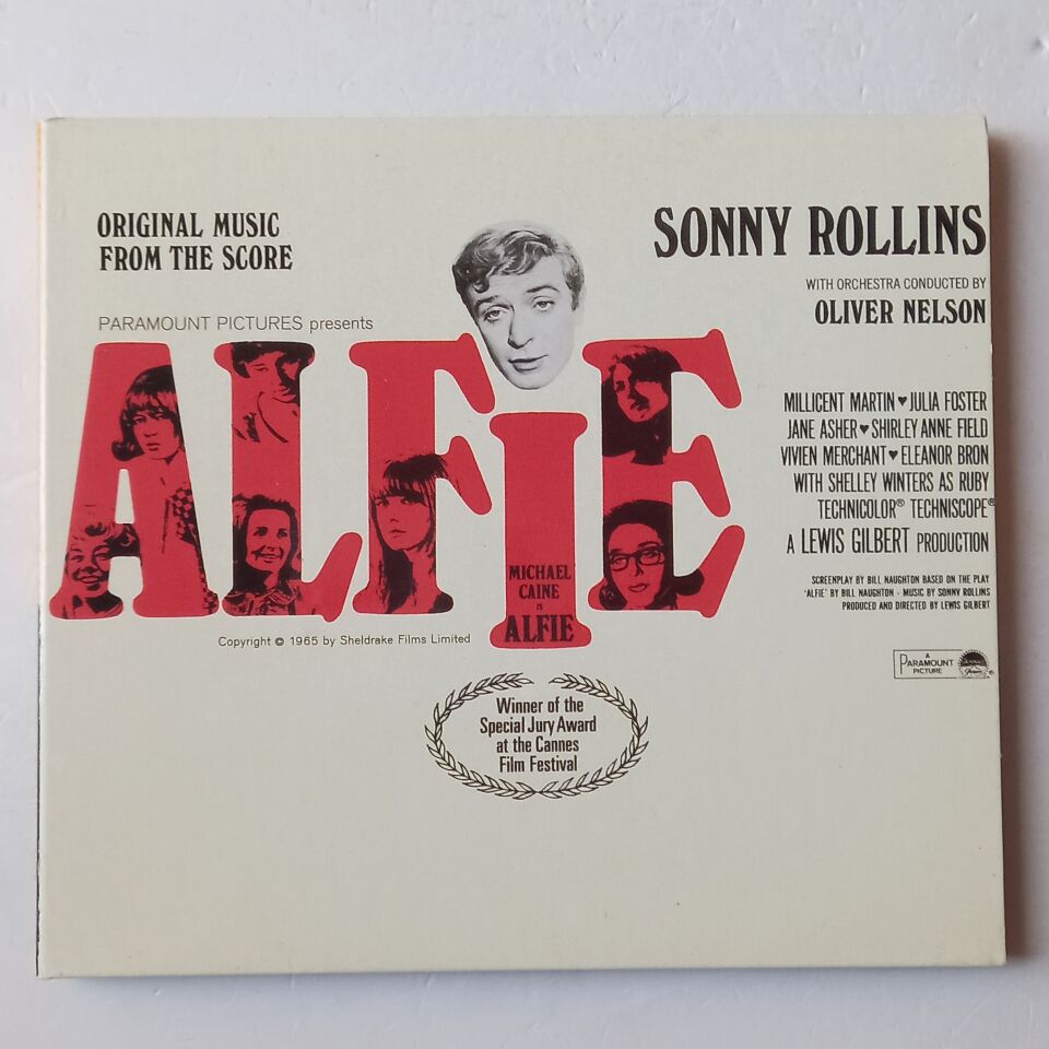 SONNY ROLLINS – ORIGINAL MUSIC FROM THE SCORE ALFIE (1966) - CD DIGIPAK 1997 REMASTERED REISSUE 2.EL