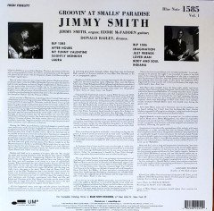 JIMMY SMITH - GROOVIN' AT SMALLS PARADISE (1957) - LP 180GR 2019 EDITION BLUE NOTE 80 VINYL SERIES SIFIR PLAK
