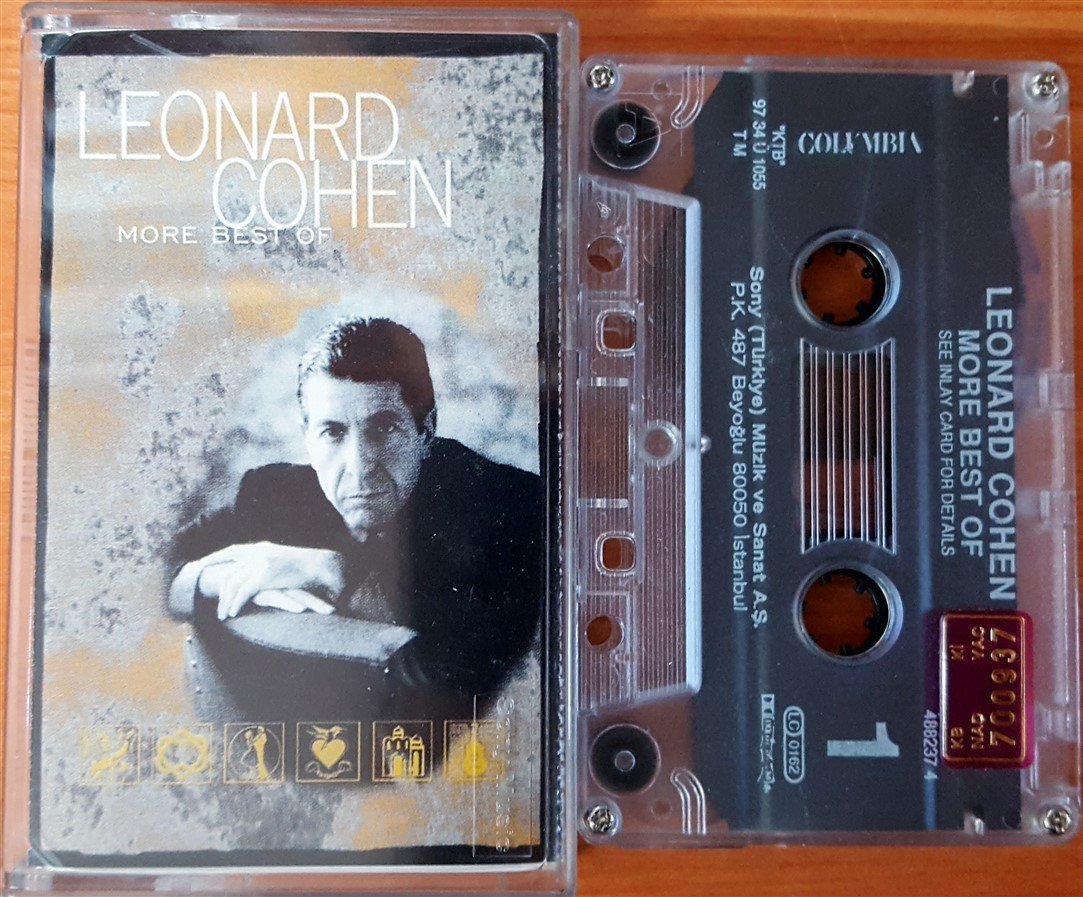 LEONARD COHEN - MORE BEST OF (1997) SONY CASSETTE MADE IN TURKEY ''USED''