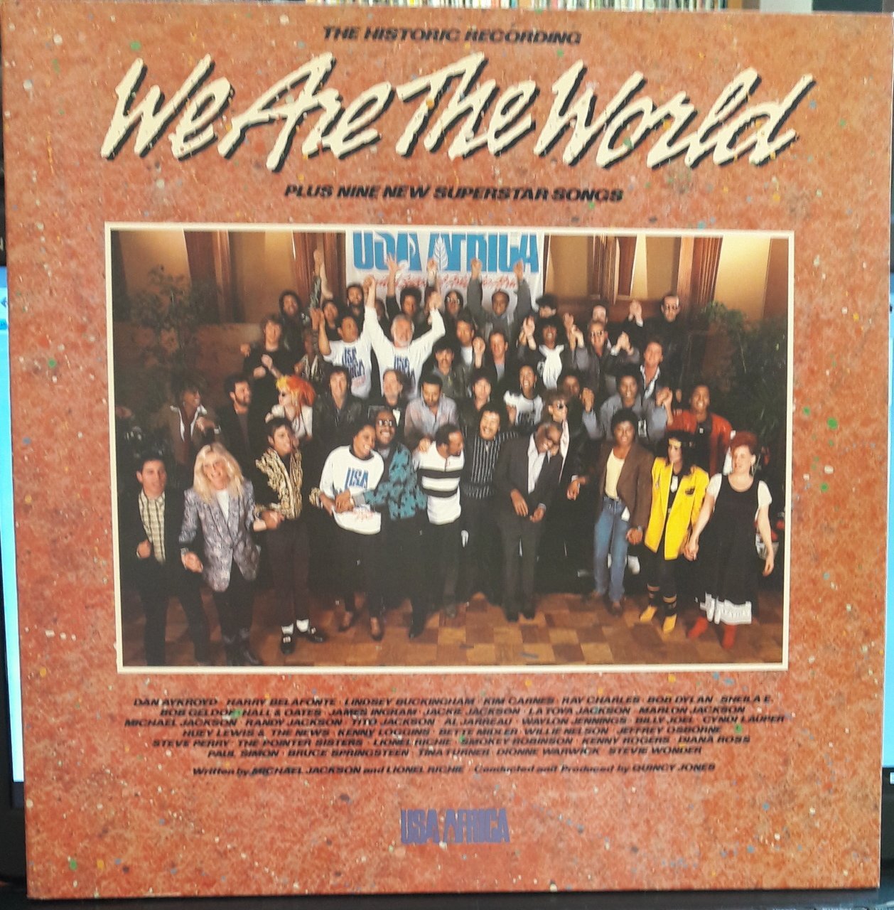 USA FOR AFRICA - WE ARE THE WORLD (1985) - PLAK 2.EL