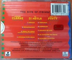 STANLEY CLARKE / AL DI MEOLA / JEAN-LUC PONTY - THE RITE OF STRINGS (1995) CD 2.EL