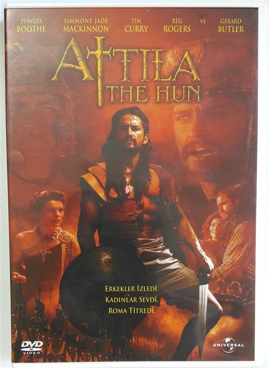 ATTILA THE HUN - POWERS BOOTHE - TIM CURRY - GERARD BUTLER - DVD 2.EL