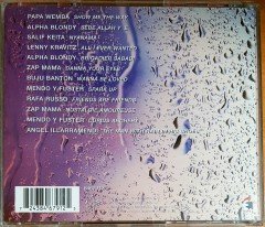 THE MAN WITH THE RAIN IN HIS SHOES SOUNDTRACK / PAPA WEMBA, ALPHA BLONDY, SALIF KEITA, ZAP MAMA, BUJU BANTON, RAFA RUSSO (1998) VIRGIN CD 2.EL