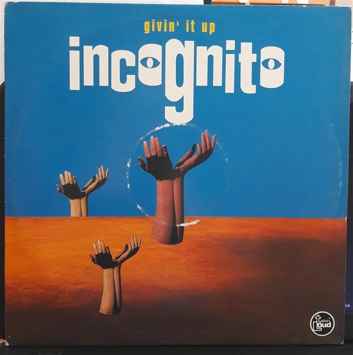 INCOGNITO - GIVIN' IT UP (1993) - 12'' MAXI SINGLE VINYL PLAK 2.EL