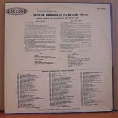 DINE AND DANCE WITH GEORGE LIBERACE AT THE BEVERLY HILTON - LP 2.EL PLAK