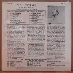 MEL TORME - IT'S A BLUE WORLD (1984) - DÖNEM BASKISI SIFIR LP PLAK